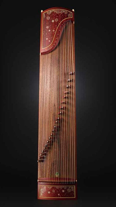 Dunhuang 696T African Padauk Guzheng "Snowy Wonderland"