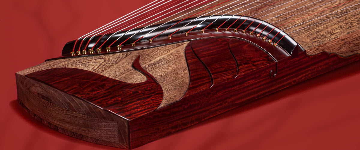 Mujiuchen Collection Guzheng "Xuan He" 木九辰四十年桐木整挖古筝"玄鹤"