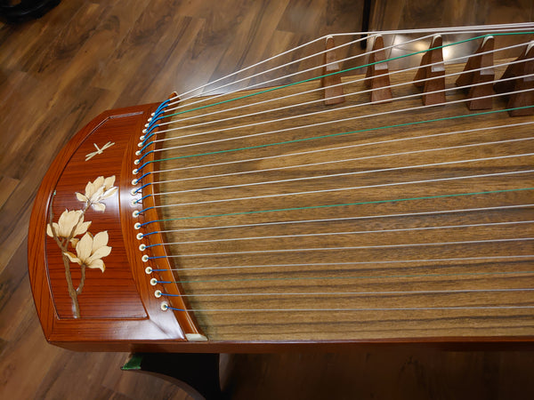 49" Sound of China Laminated Rosewood  Guzheng "Blossoms"