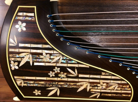 Dunhuang Indonesian Rosewood 5695LCC Guzheng "Fresh Breeze from the Bamboo Melody"