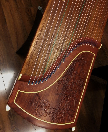Dunhuang 694F-MH Bubinga Guzheng "Eternal Jade" 敦煌牌特氏古夷苏木"玉影长驻"