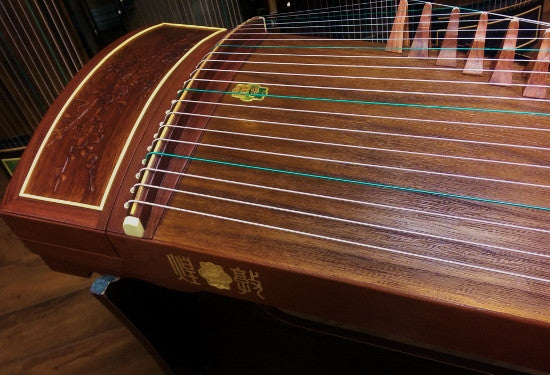 Dunhuang 694F-MH Bubinga Guzheng "Eternal Jade" 敦煌牌特氏古夷苏木"玉影长驻"