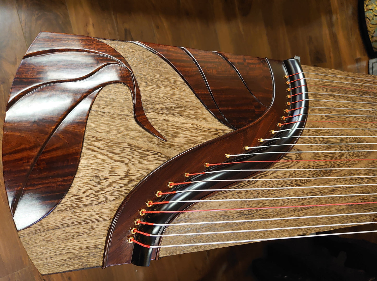 Mujiuchen Collection Guzheng "Xuan He" 木九辰四十年桐木整挖古筝"玄鹤"