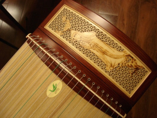 Tianyi Custom-made Burmese  Rosewood with Wood Carving "Lady Zhaojun"