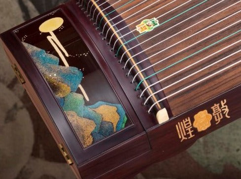 Dunhuang Indian Rosewood  Guzheng "Nine Color Deer" - 21698P