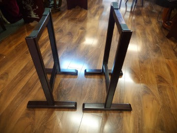 New Style 2-piece Walnut Wood Guzheng Stands (Taller Stands)