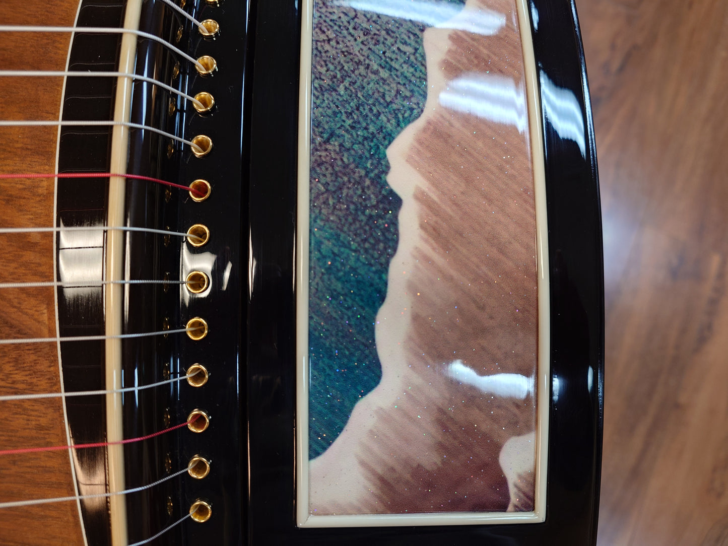 Scarlet Bird Zhuque "Rising Clouds" Guzheng西安朱雀牌"云起"古筝