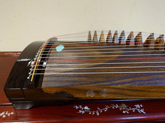 Haitang Guzheng 43" Travel-size Carved-out Guzheng "Mountain Perch" 海棠国乐整挖110cm古筝"栖峦"