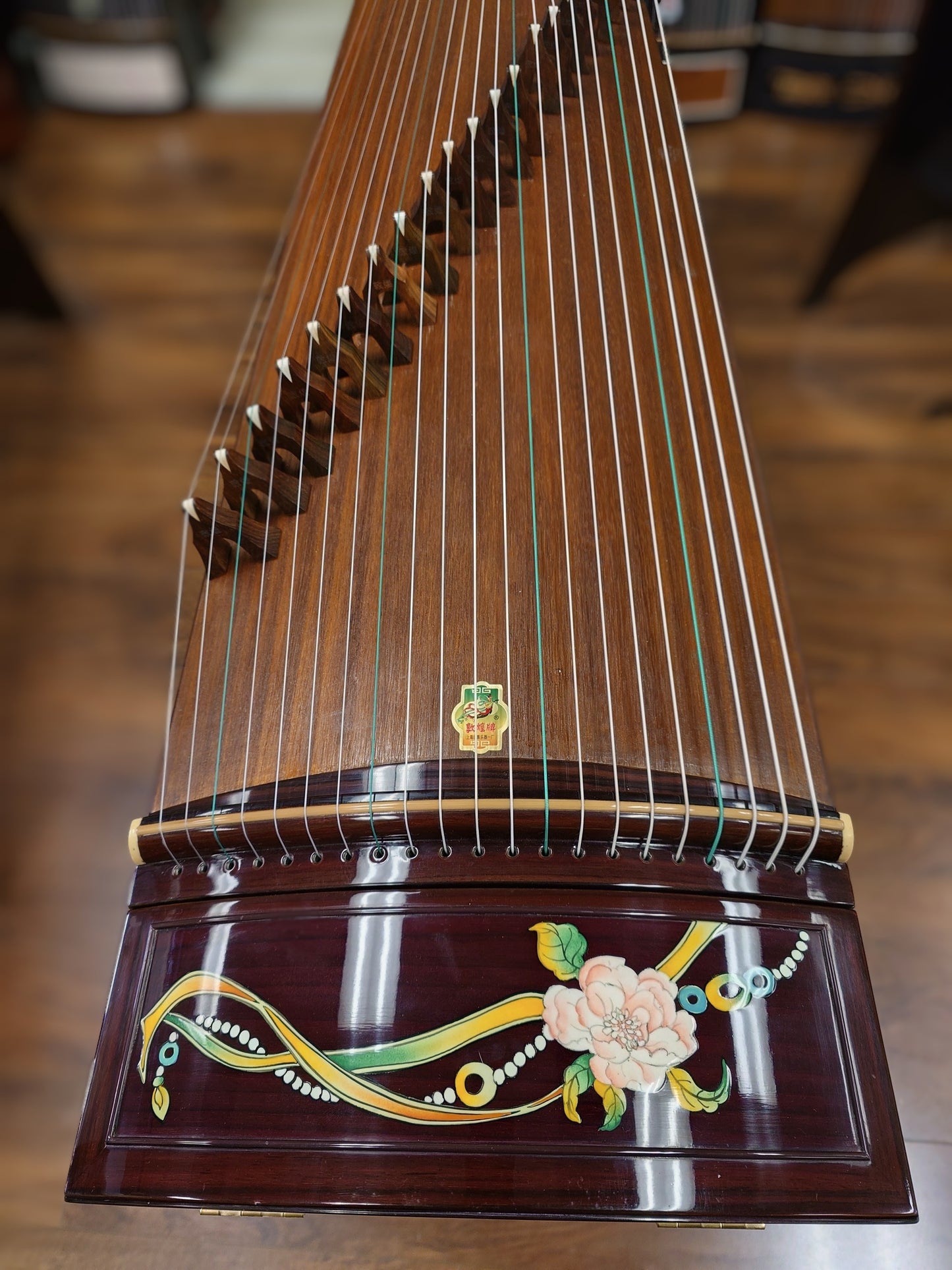 Dunhuang Indian Rosewood  Guzheng "Silk Road Wind Whisper" - NAMM Show Limited Edition 24698PS 敦煌牌限量特选阔叶黄檀演奏筝"丝路听风"