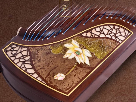 Dunhuang Teak 7691PM Guzheng "Lotus in the Pond"