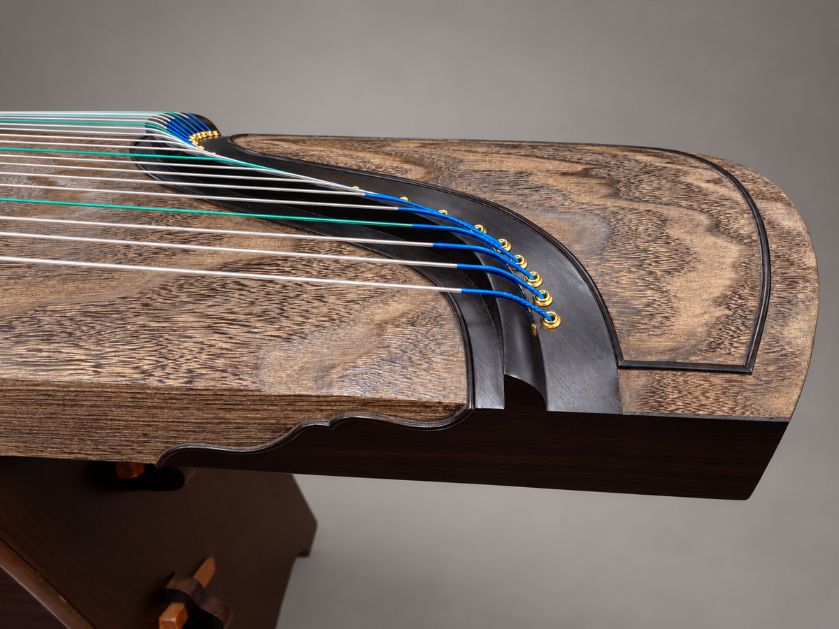 Guiyue Collection 50-year old Carved-Out Paulownia Guzheng
