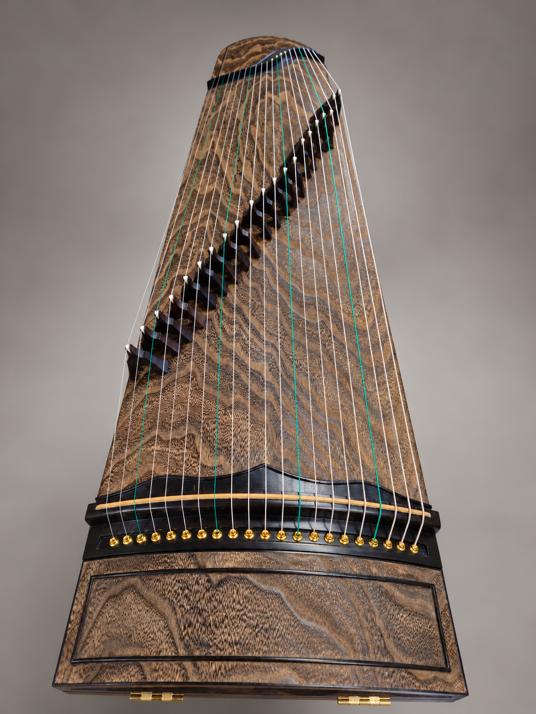 Guiyue Collection 50-year old Carved-Out Paulownia Guzheng