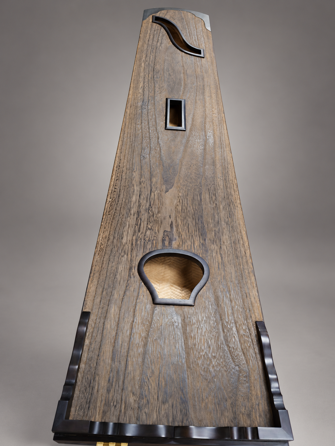 Guiyue Collection 50-year old Carved-Out Paulownia Guzheng