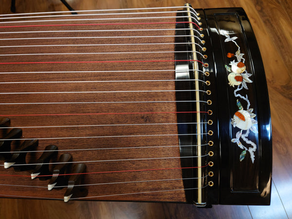 53" Travel-size Scarlet Bird Zhuque "Pomegranate Flower" Guzheng