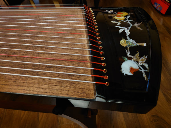 53" Travel-size Scarlet Bird Zhuque "Pomegranate Flower" Guzheng