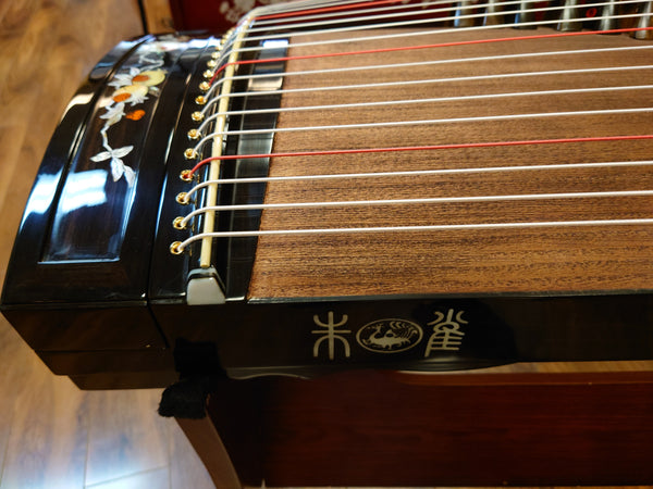 53" Travel-size Scarlet Bird Zhuque "Pomegranate Flower" Guzheng