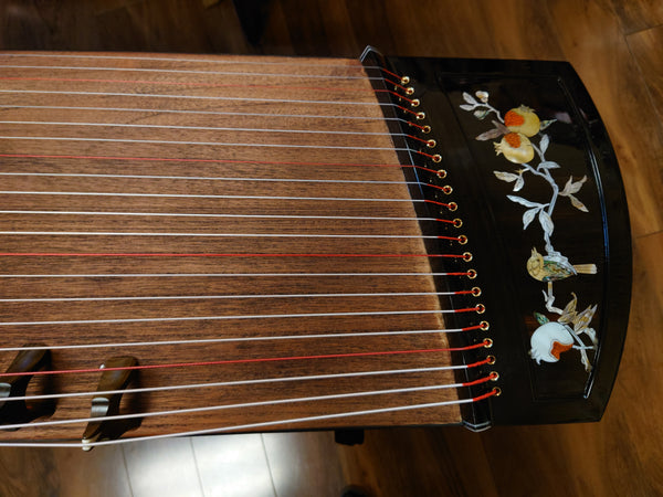 53" Travel-size Scarlet Bird Zhuque "Pomegranate Flower" Guzheng