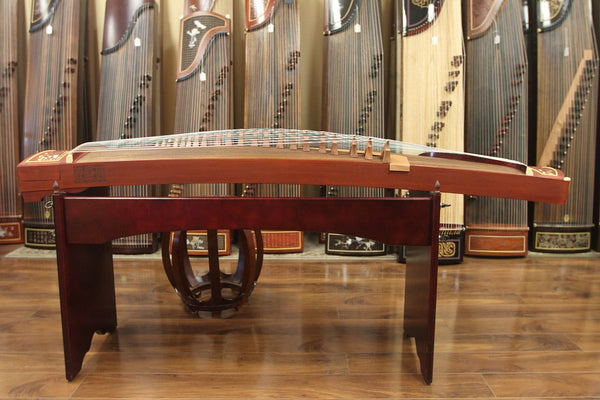 Dunhuang 696D African Padauk Guzheng "Duo Crane Facing the Sun"