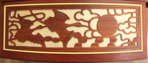 Dunhuang 696D African Padauk Guzheng "Duo Crane Facing the Sun"