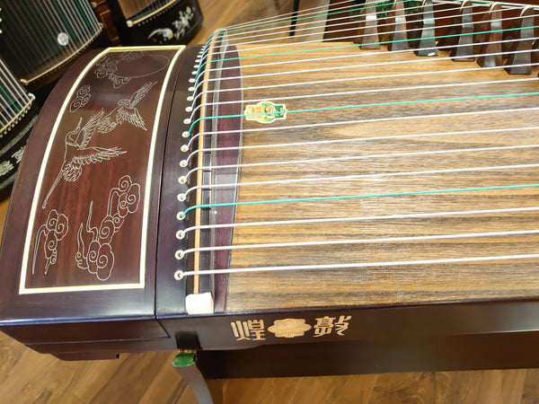 Dunhuang Indian Rosewood 698J Guzheng "Lady Baocai Chasing Butterflies"