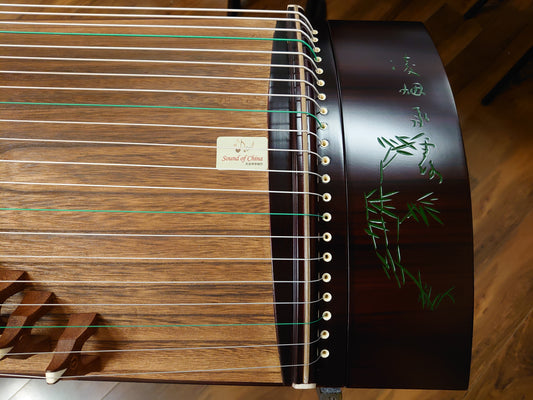 53" Sound of China Rosewood Guzheng "Bamboo & Orchid"