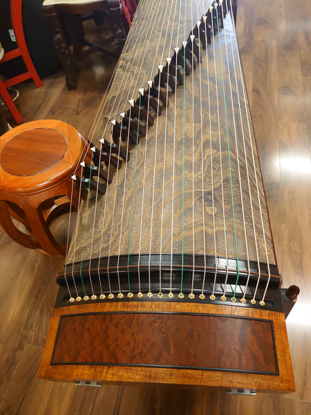 Zheng Art-Mitsuya Koto Collection Guzheng (Made in Japan) "Jade Golden Flower" 炫光筝