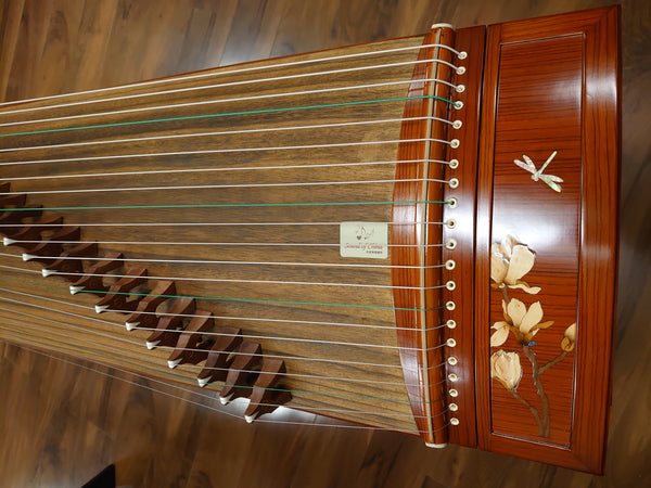 49" Sound of China Laminated Rosewood  Guzheng "Blossoms"