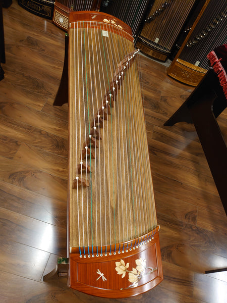 49" Sound of China Laminated Rosewood  Guzheng "Blossoms"