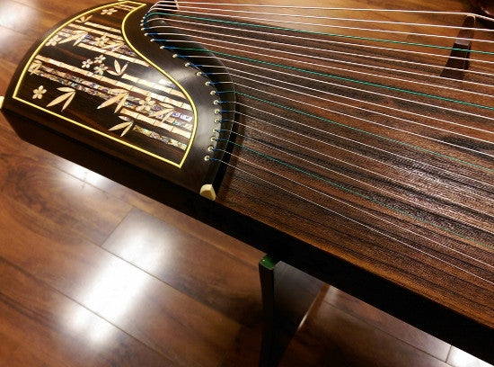 Dunhuang Indonesian Rosewood 5695LCC Guzheng "Fresh Breeze from the Bamboo Melody"