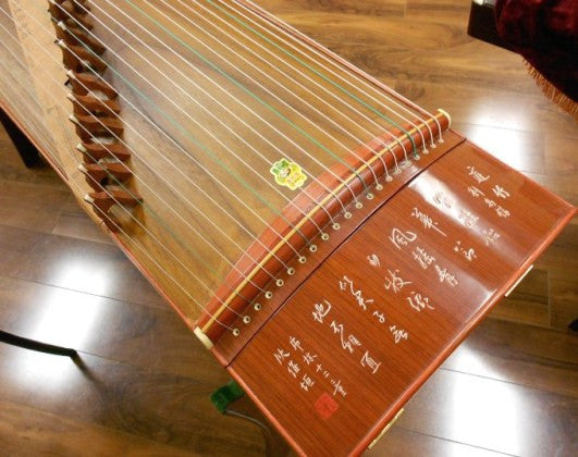 Dunhuang Rosewood Guzheng 689E "High Mountain Flowing Water" 敦煌牌仿酸枝古筝"高山流水"