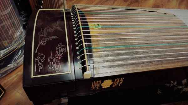 Dunhuang Indian Rosewood 698J Guzheng "Lady Baocai Chasing Butterflies"