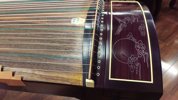 Dunhuang Indian Rosewood 698J Guzheng "Lady Baocai Chasing Butterflies"