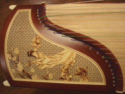 Tianyi Custom-made Burmese  Rosewood with Wood Carving "Lady Zhaojun"