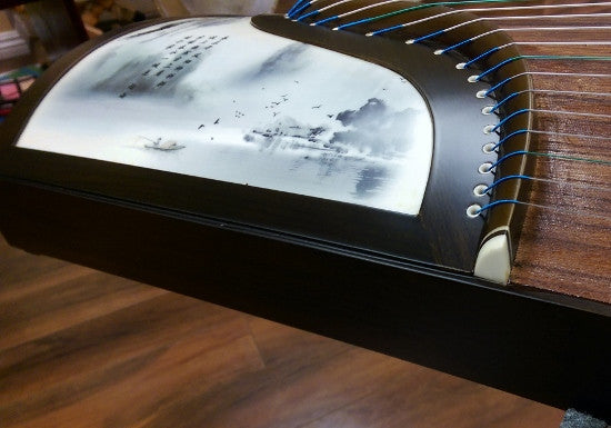 Sound of China Blackwood Guzheng with Chinse Brush Painting "Spring Breeze"