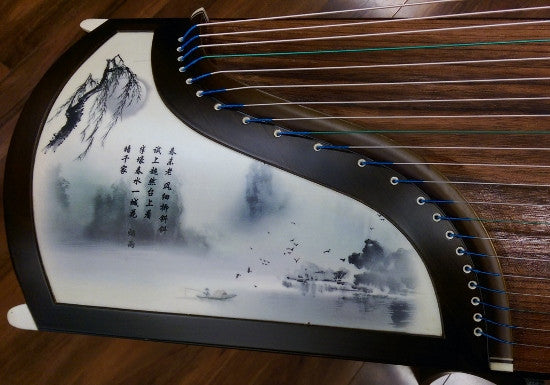 Sound of China Blackwood Guzheng with Chinse Brush Painting "Spring Breeze"