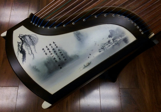 Sound of China Blackwood Guzheng with Chinse Brush Painting "Spring Breeze"