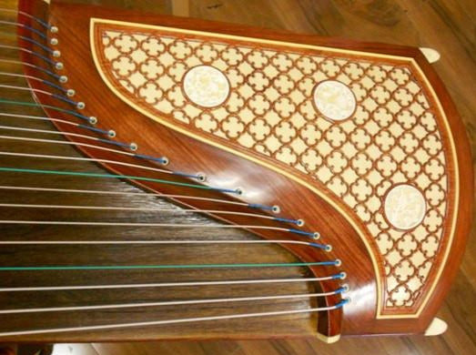 Dunhuang Bubinga 694KK Guzheng "Banana Panel Night Rain"