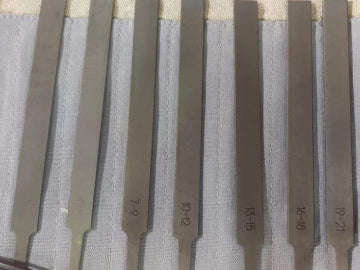 Guzheng Bridge Saddle Nut Files Set